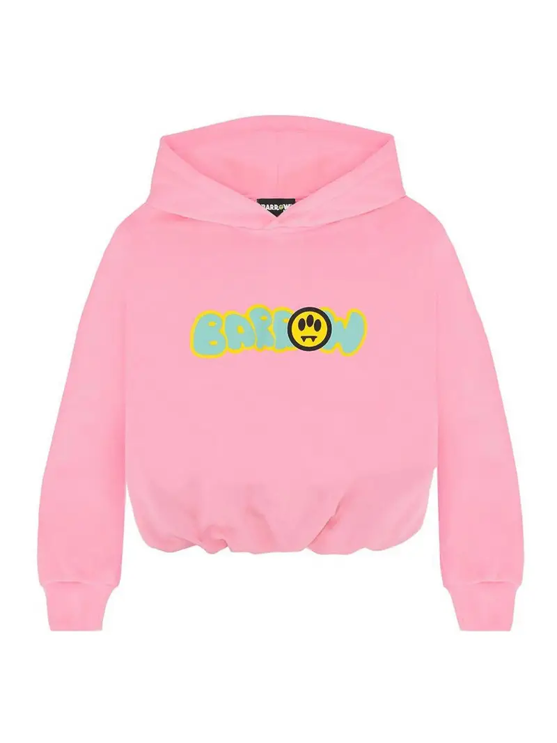 Felpa Con Cappuccio Color Carne E Neutri