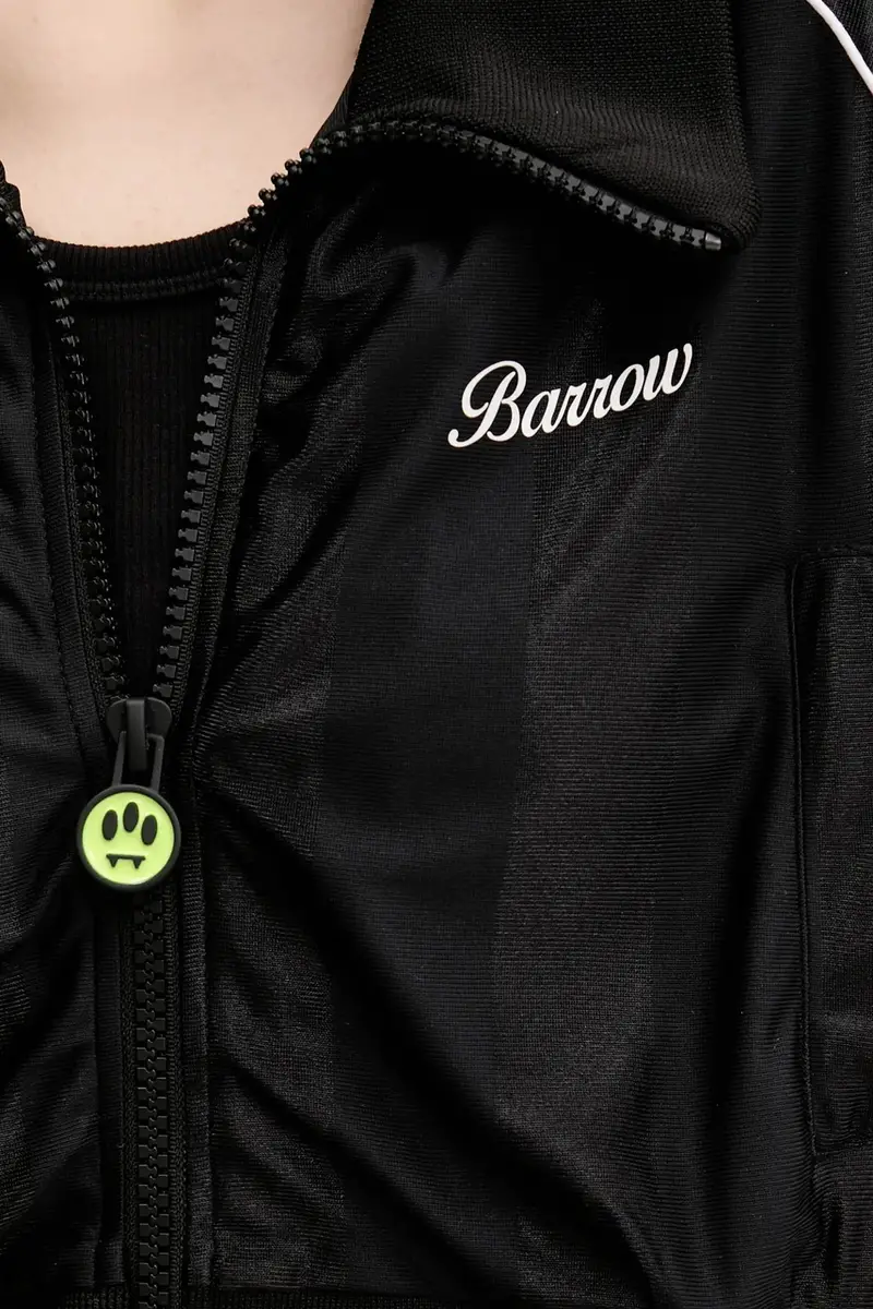 felpa donna colore nero con applicazione S5BWWOBO113 miniatura 5