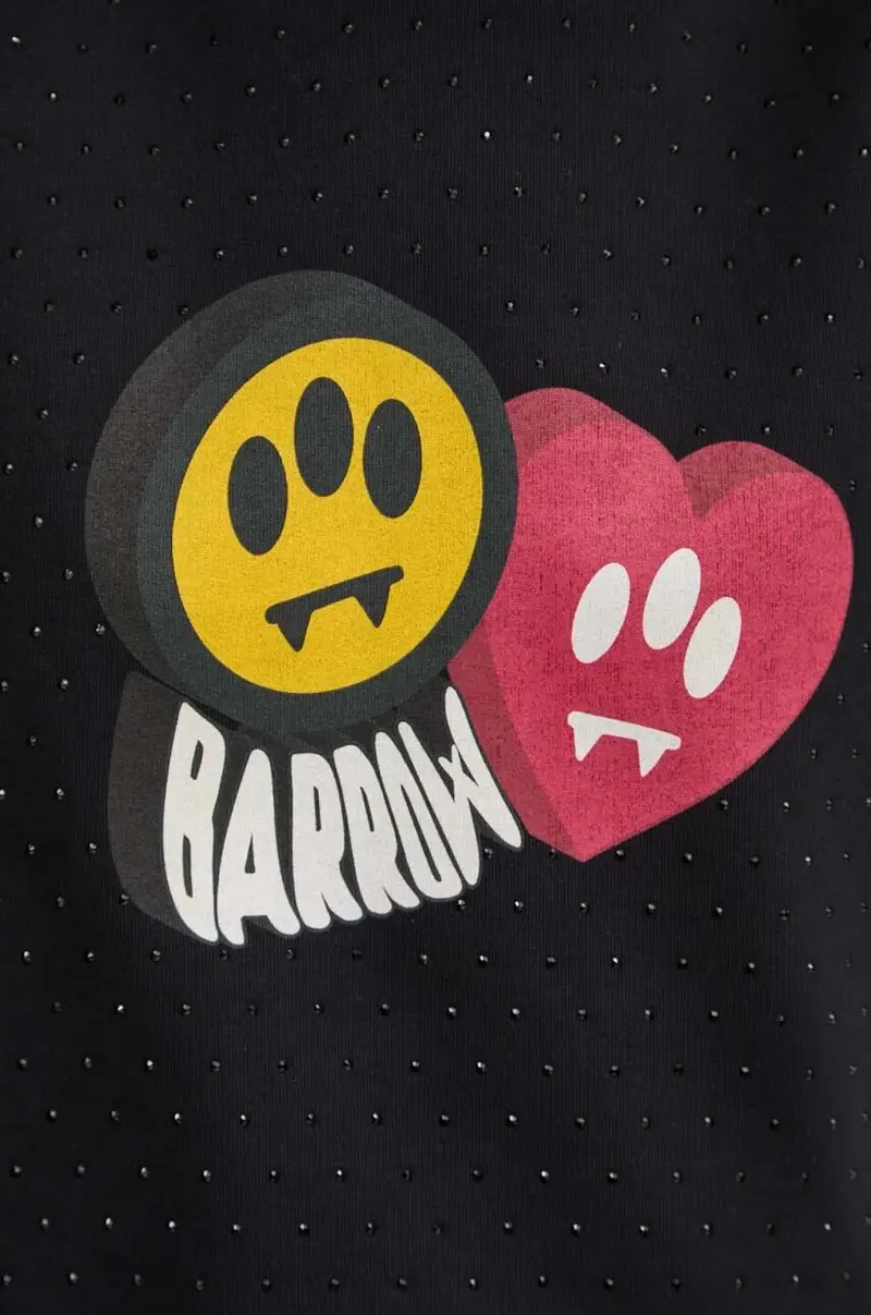 felpa in cotone donna colore nero F4BWWOSW110 miniatura 5