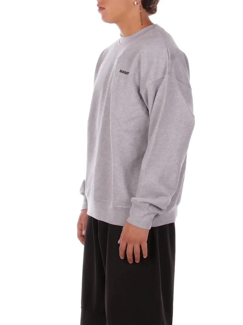 Felpa Unisex BARROW Grigio melange Sweatshirt unisex miniatura 2