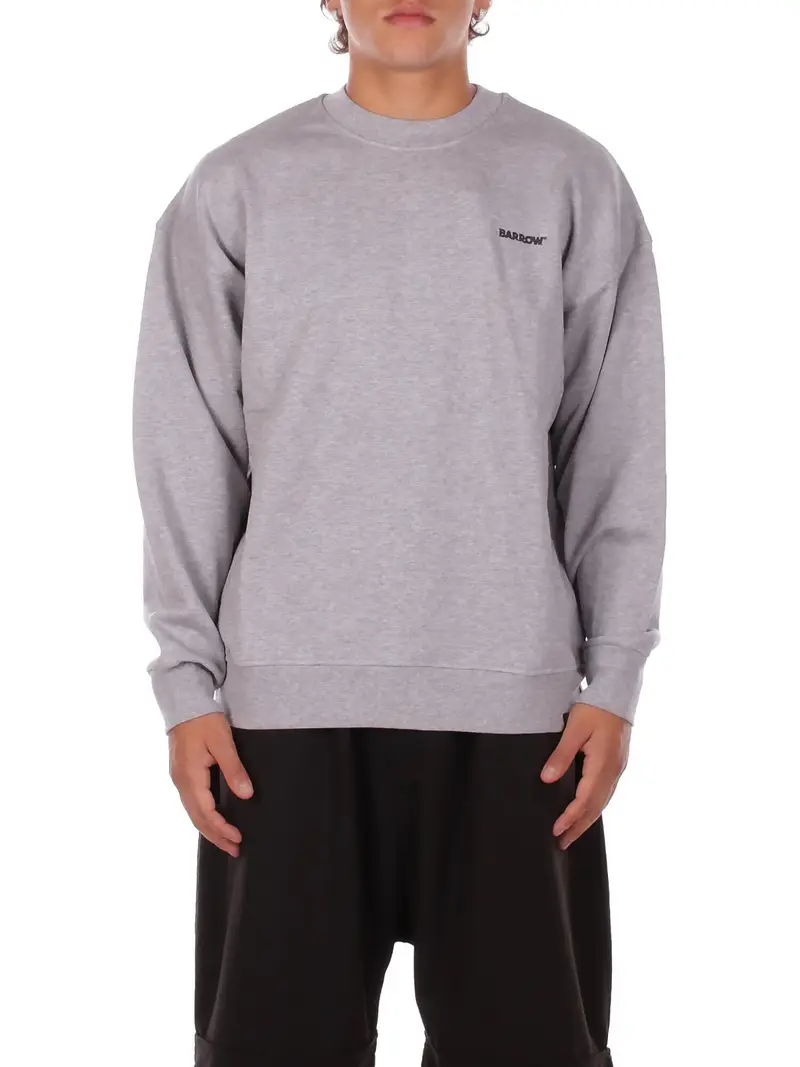 Felpa Unisex BARROW Grigio melange Sweatshirt unisex