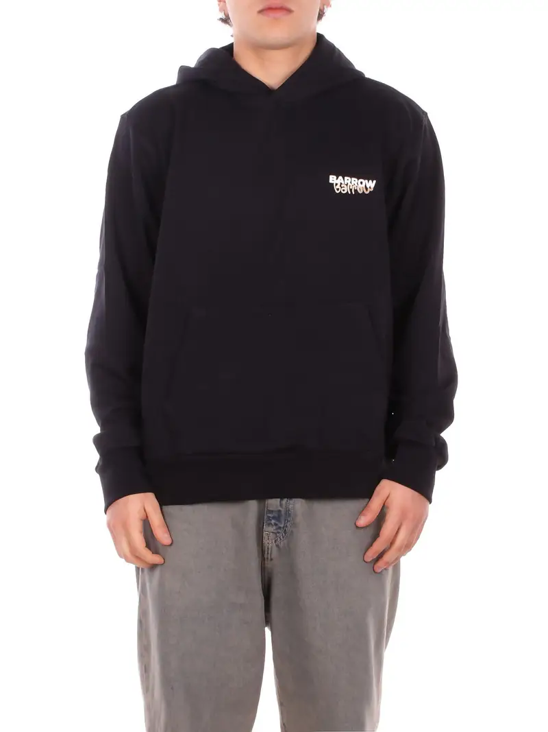 Felpa Unisex BARROW Nero Hoodie