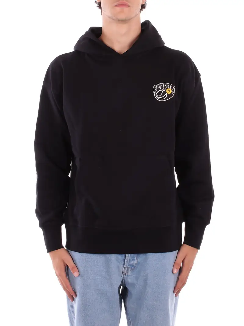 Felpa Unisex BARROW Nero Hoodie unisex
