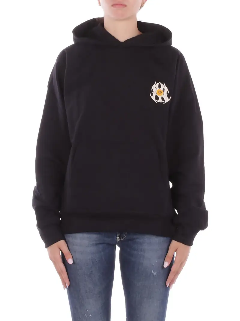 Felpa Unisex BARROW Nero Hoodie unisex