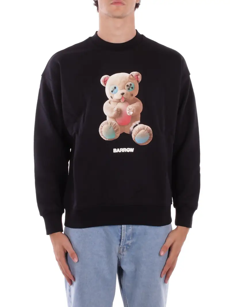 Felpa Unisex BARROW Nero Sweatshirt unisex