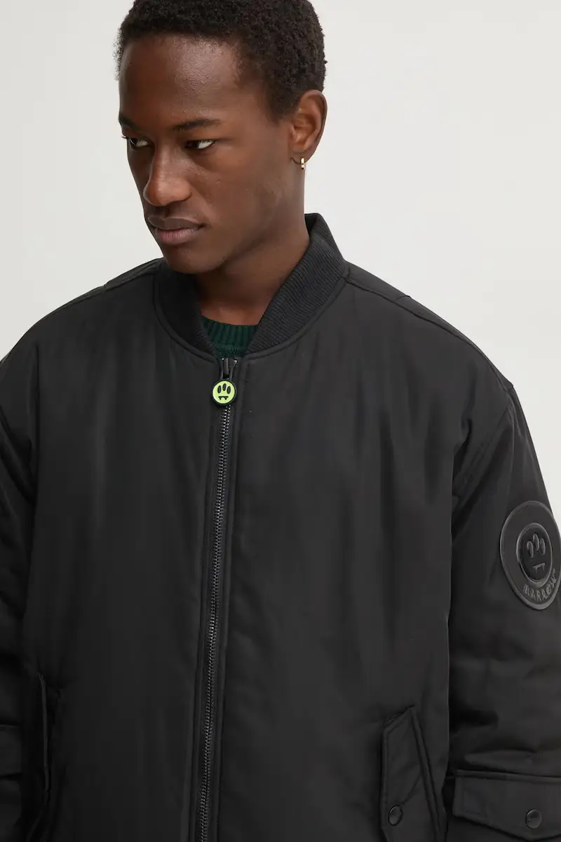 giacca bomber uomo colore nero F4BWUAJK003 miniatura 4