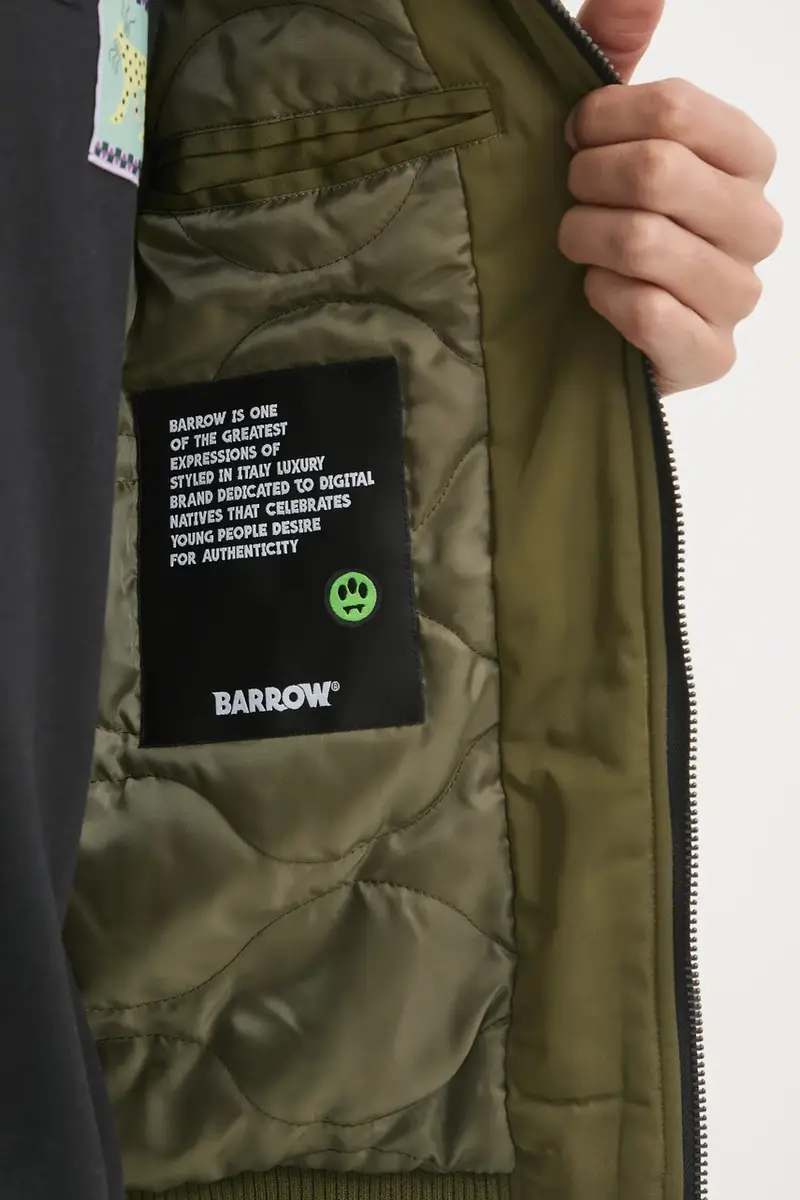 giacca bomber uomo colore verde F4BWUAJK003 miniatura 5