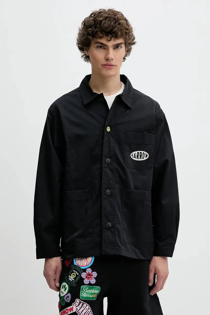 giacca camicia colore nero S5BWUAJK065 miniatura 2