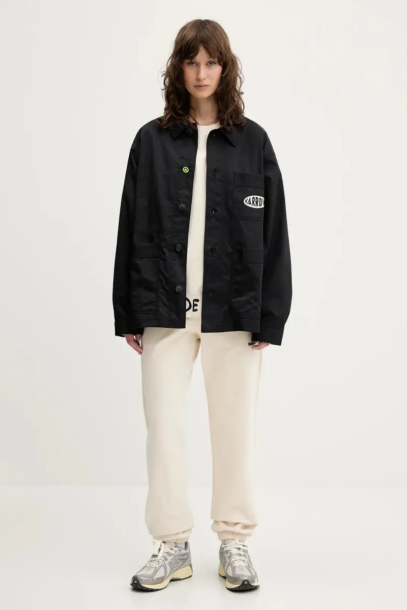 giacca camicia colore nero S5BWUAJK065 miniatura 5