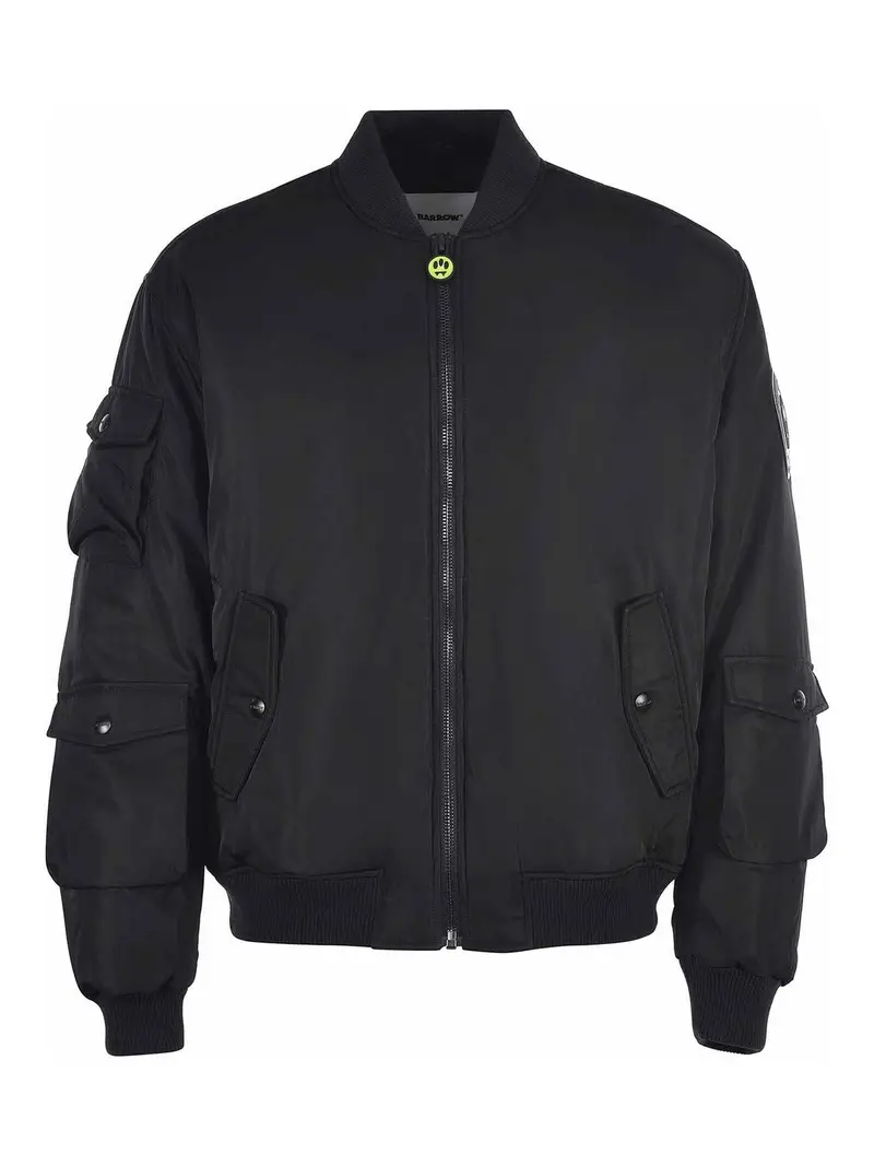 Giacca in nylon Nero