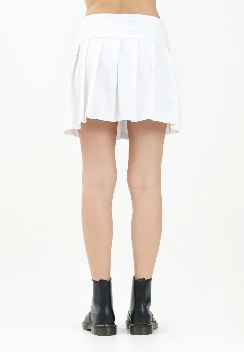 Gonna corta bianca per donna e bambina con logo miniatura 3