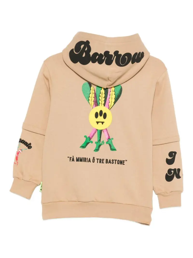 Felpa con Cappuccio e Stampa Grafica Lark miniatura 2