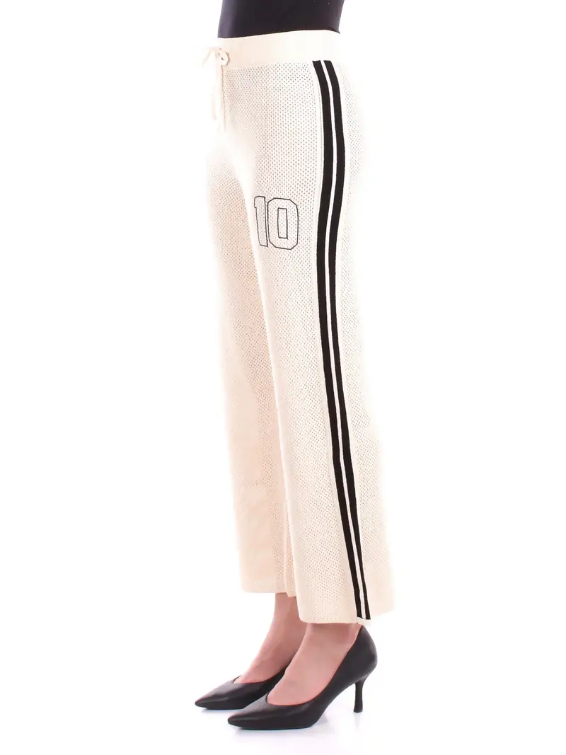 Pantalone Donna BARROW Vanilla Knitted pants woman miniatura 2