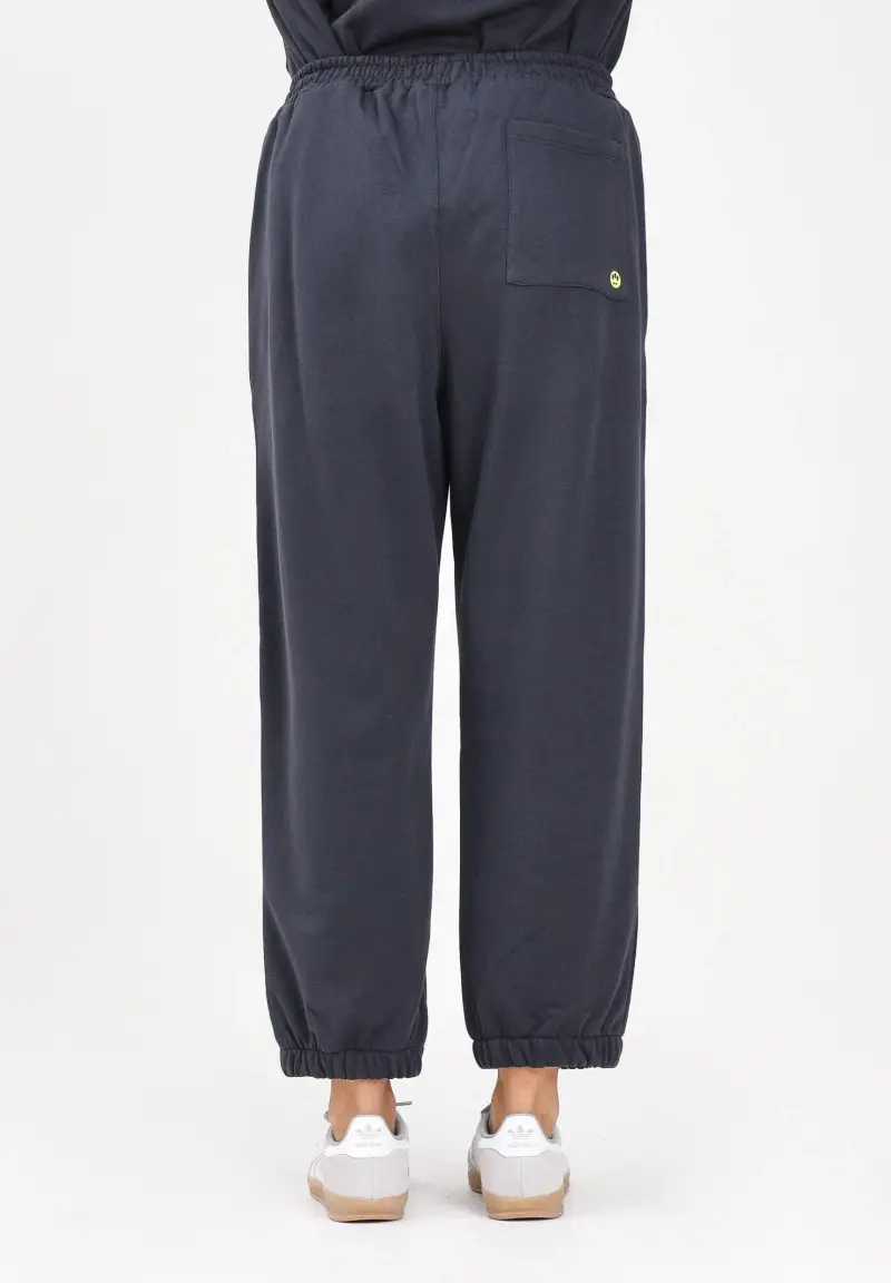 Pantalone sportivo grigio per uomo e donna con logo miniatura 3