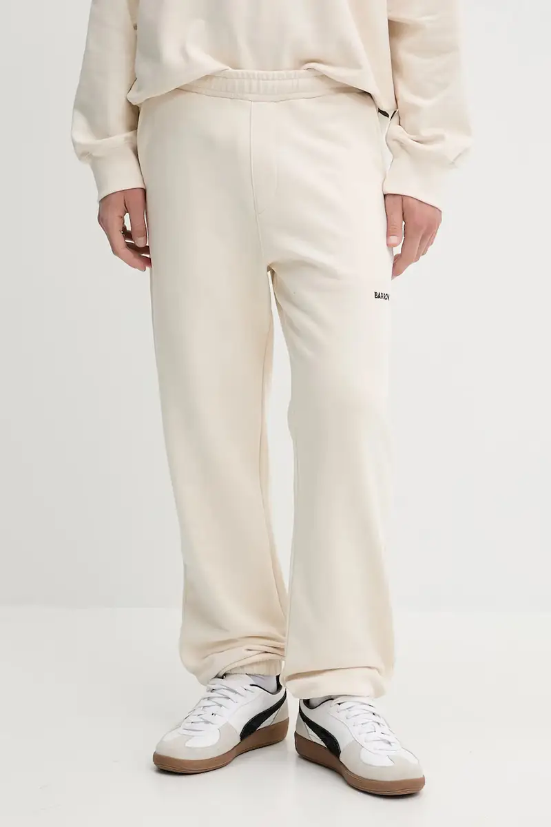 pantaloni della tuta di cotone colore beige S5BWUAFP085 miniatura 3