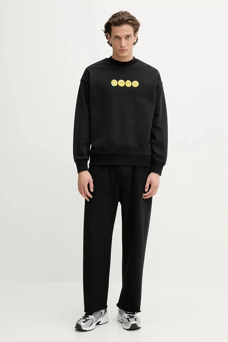 pantaloni tuta colore nero F5BWUAFP045 miniatura 4