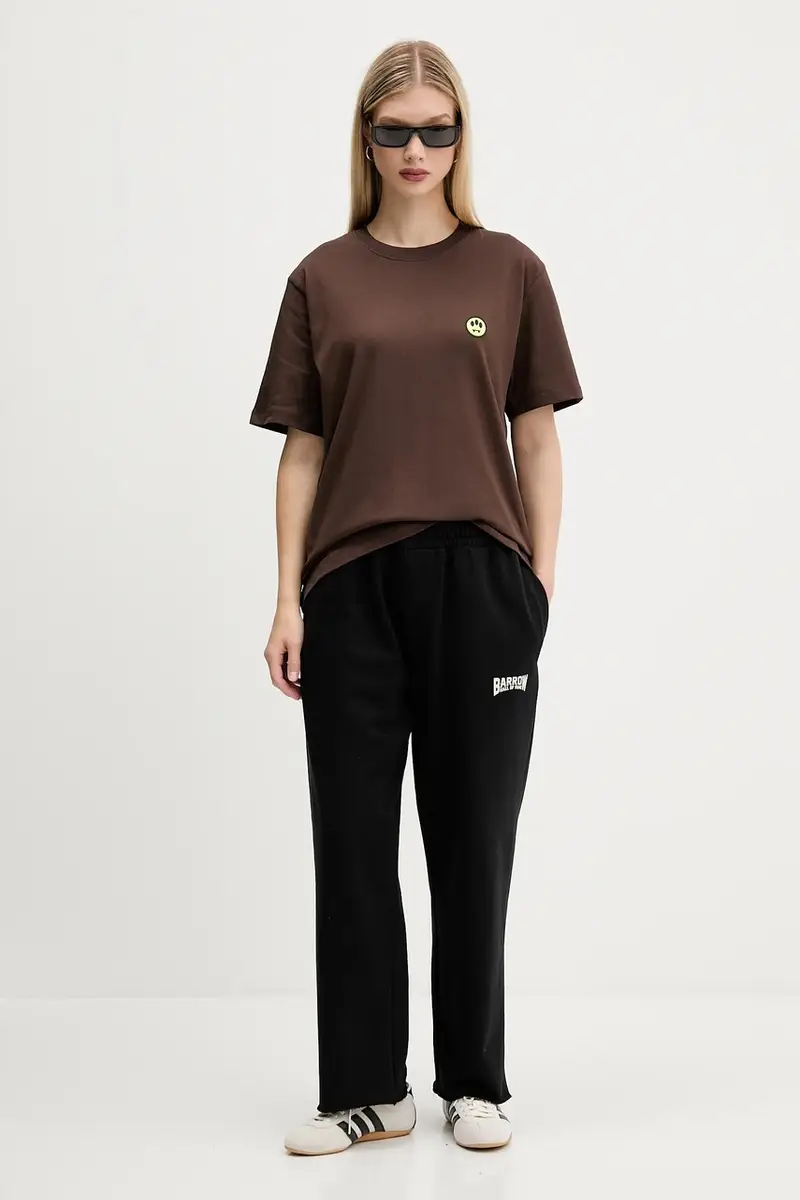 pantaloni tuta colore nero F5BWUAFP045 miniatura 5