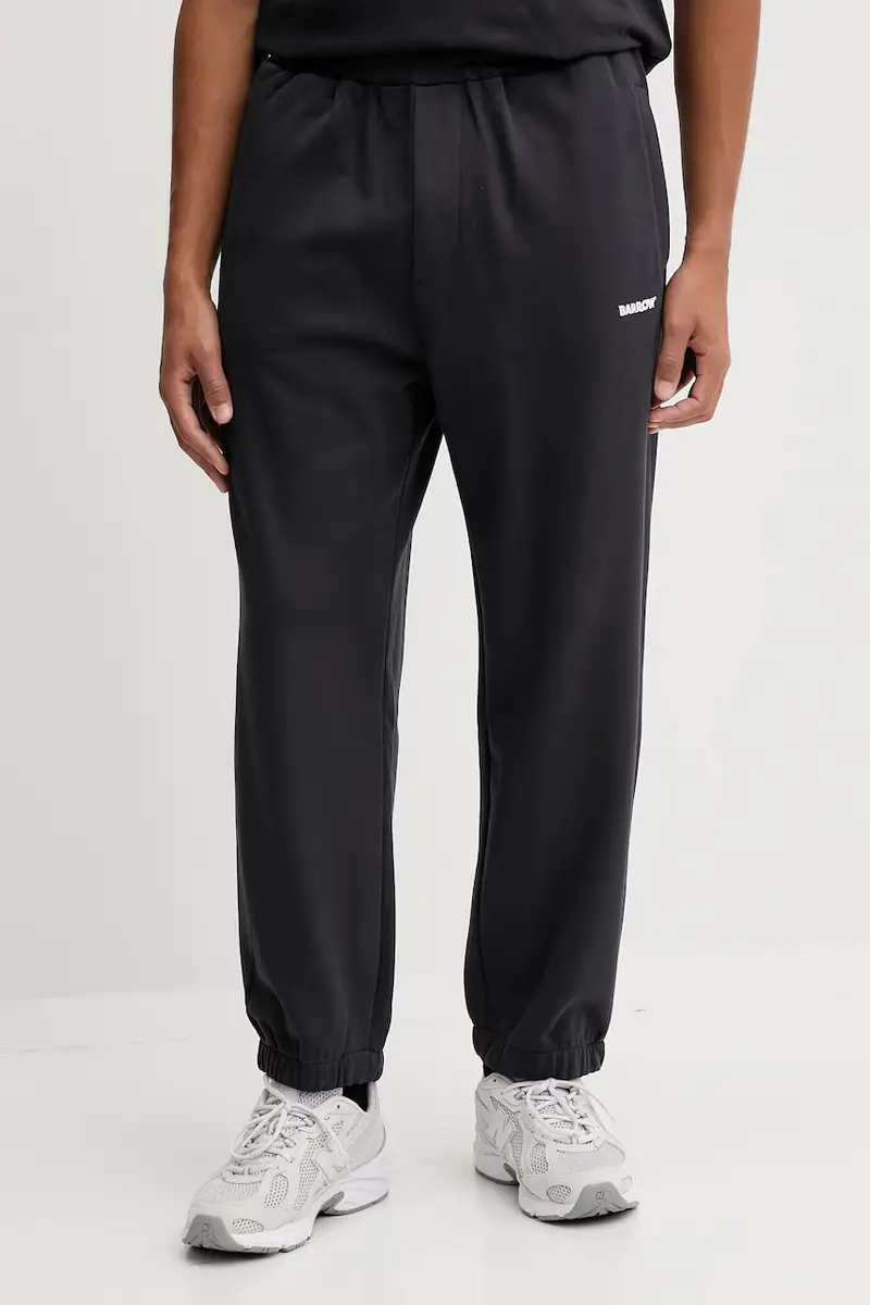 pantaloni tuta di cotone colore grigio F5BWUAFP071 miniatura 2