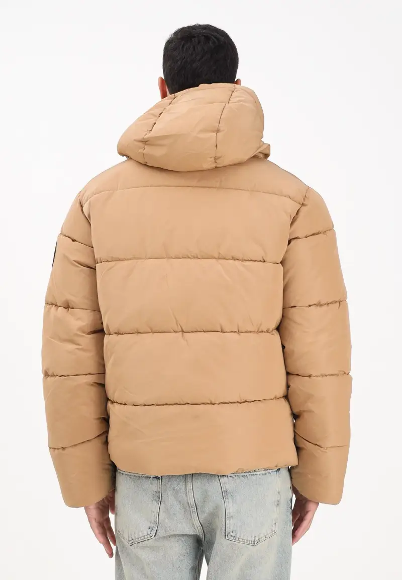 Piumino color cammello per uomo e donna con peluche orsetto coordinato miniatura 3