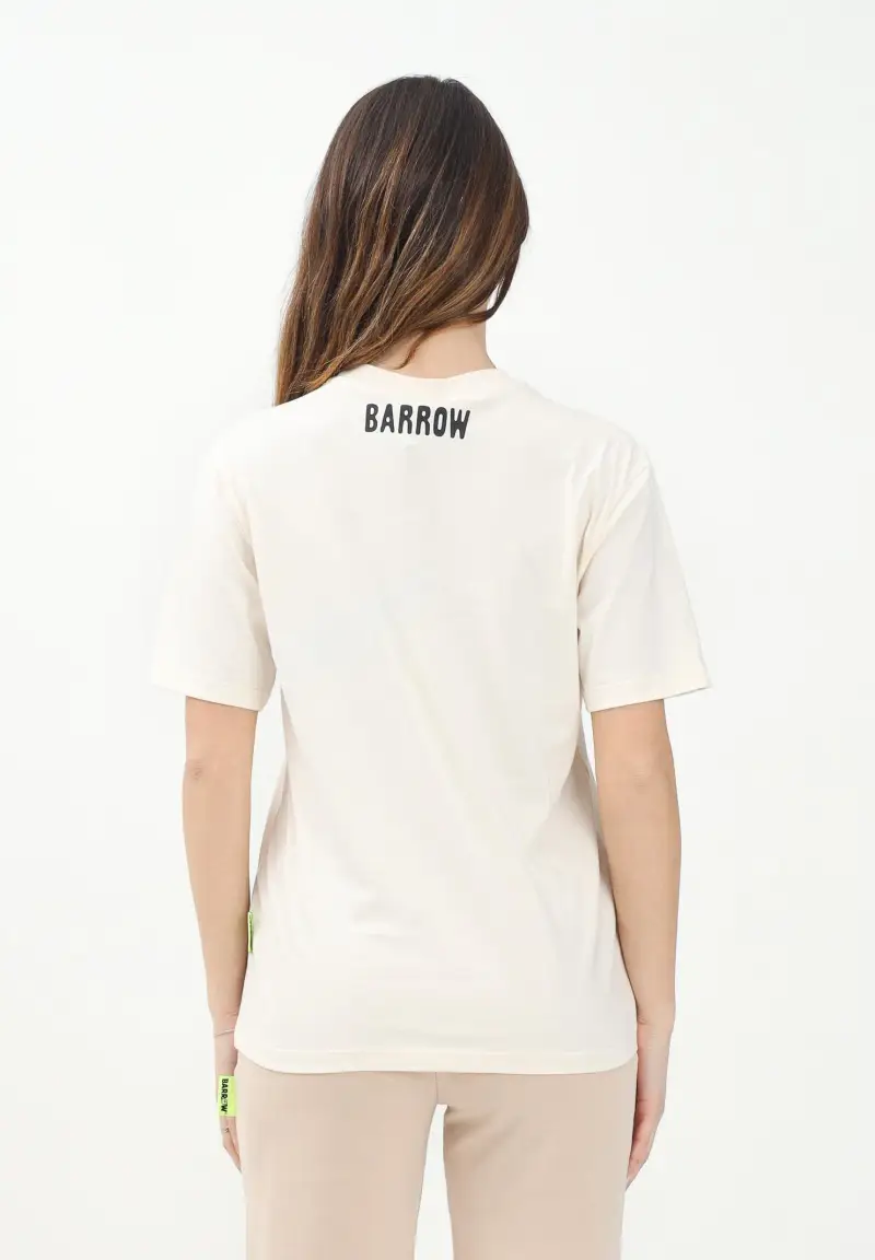 BARROW T-shirt Donna Beige 3103472 miniatura 3