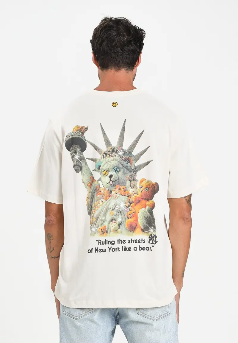 BARROW T-shirt Uomo Nero 1883311 miniatura 2