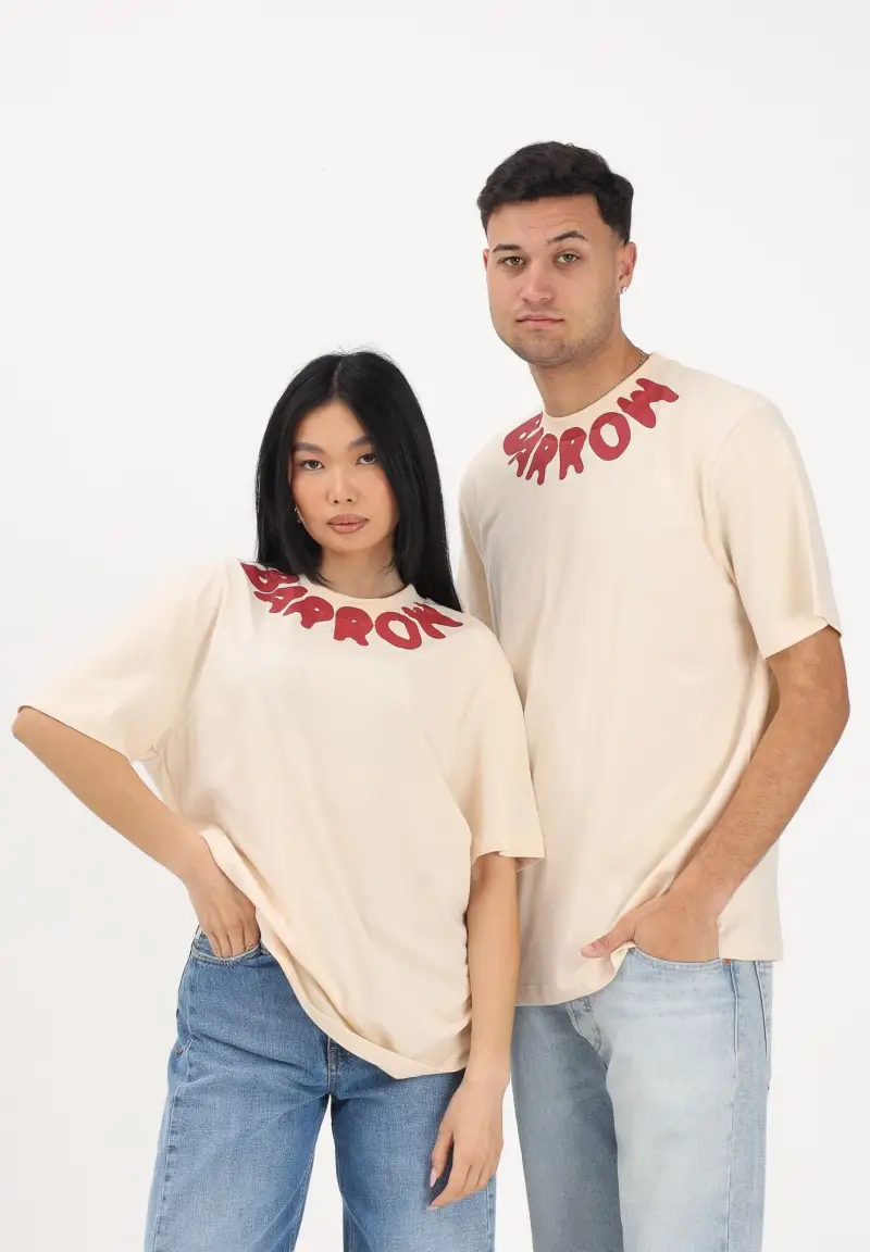 BARROW T-shirt Uomo Crema 4323303 miniatura 2