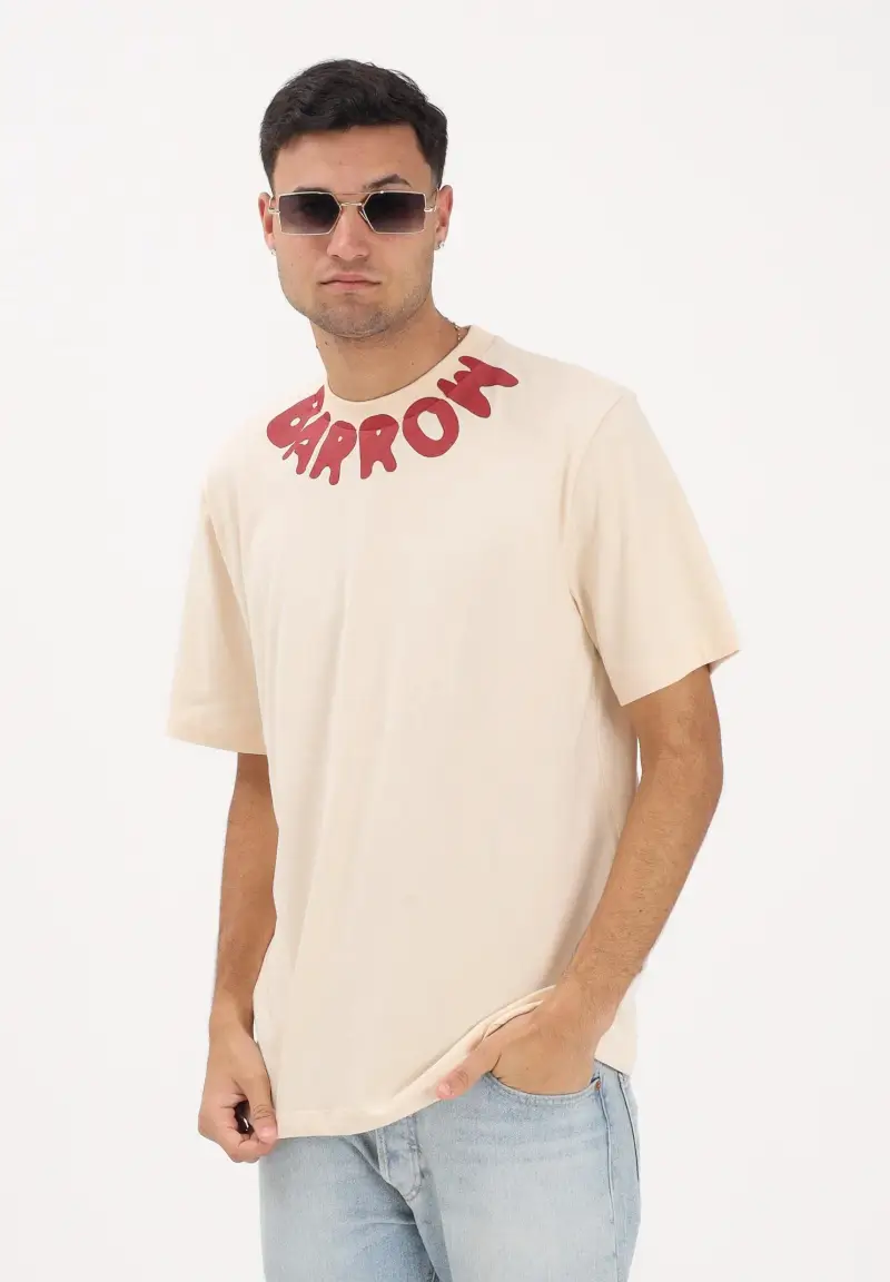 BARROW T-shirt Uomo Crema 4323303 miniatura 3