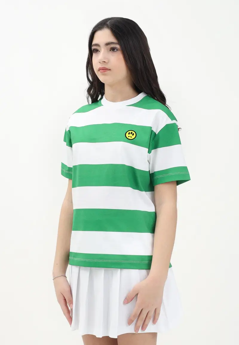 BARROW T-shirt Donna Giallo 918008 miniatura 3