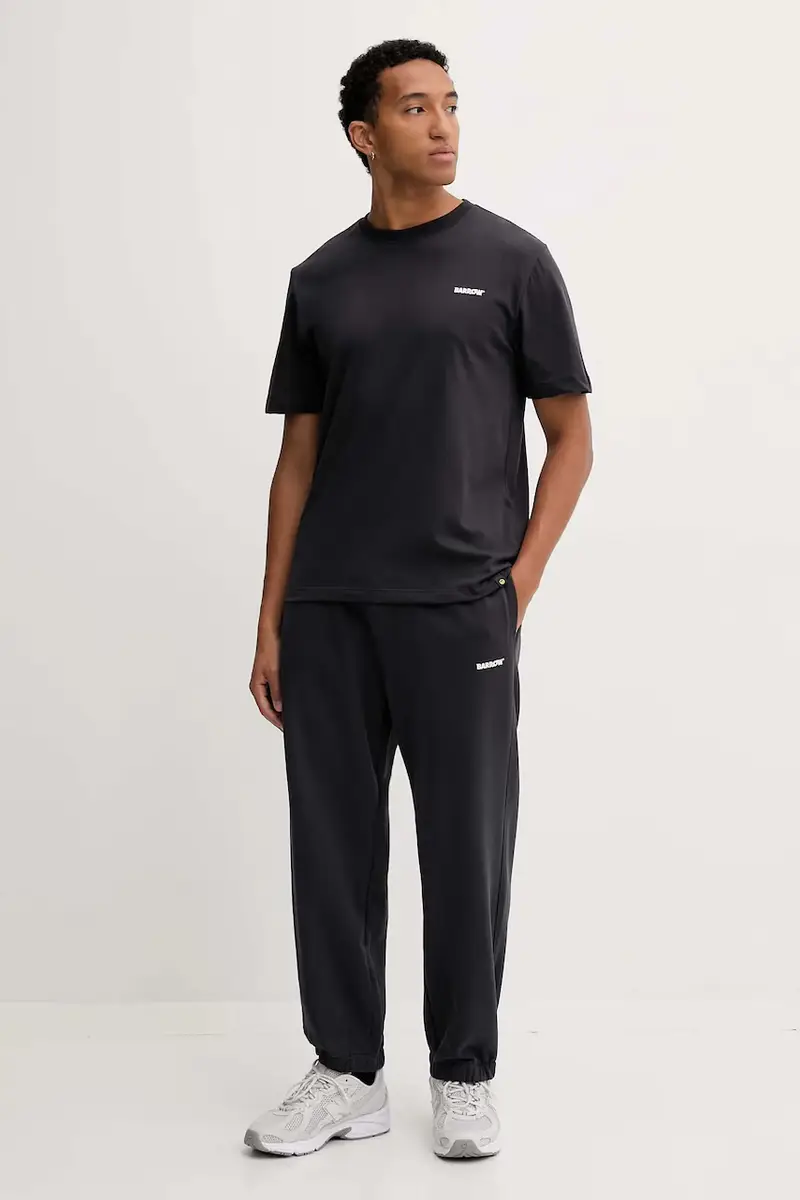 t-shirt in cotone colore grigio F5BWUATH070 miniatura 2