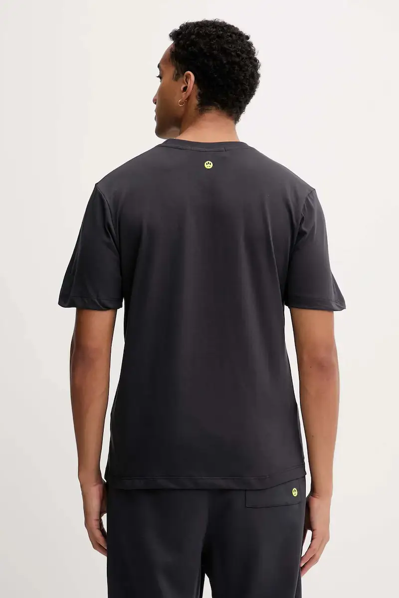 t-shirt in cotone colore grigio F5BWUATH070 miniatura 4