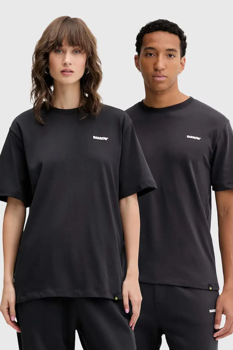 t-shirt in cotone colore grigio F5BWUATH070