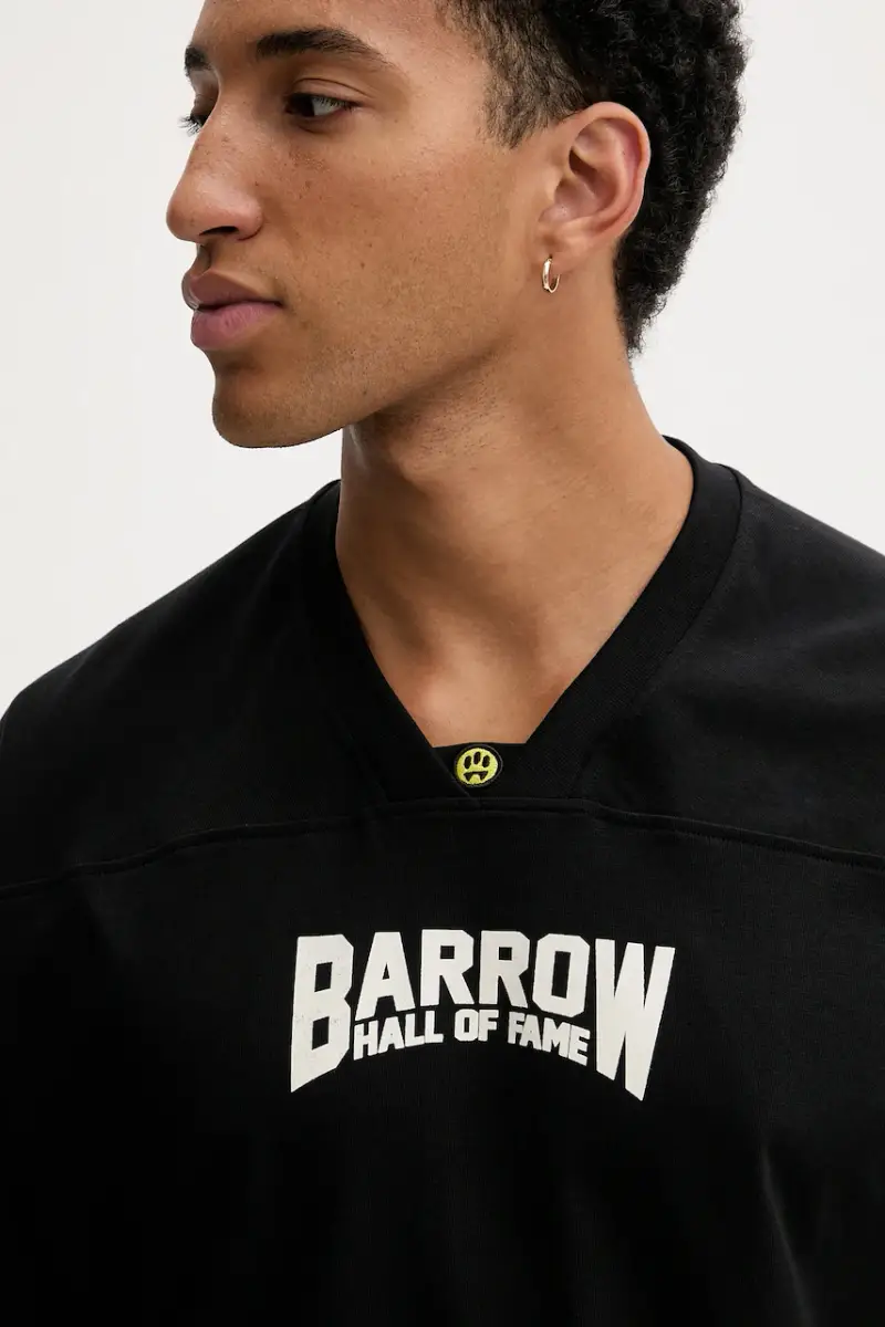 t-shirt in cotone colore nero F5BWUATH044 miniatura 5