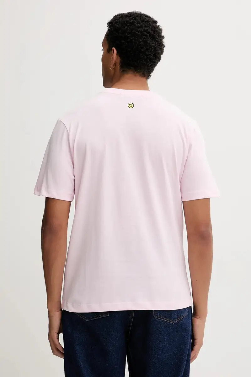 t-shirt in cotone colore rosa F5BWUATH070 miniatura 4