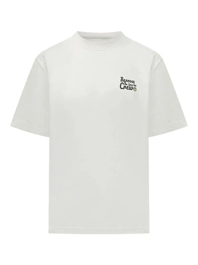 T-shirt in maglia Beige Scuro