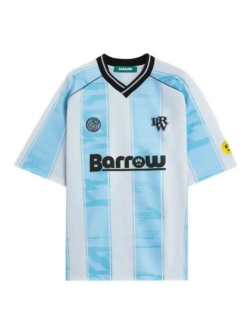 T-shirt in triacetato Azzurro