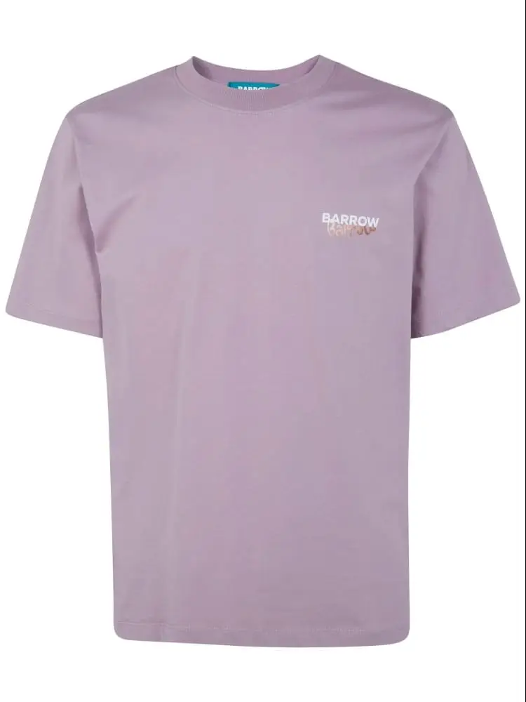 t-shirt rosa unisex con logo lettering e big orso dietro