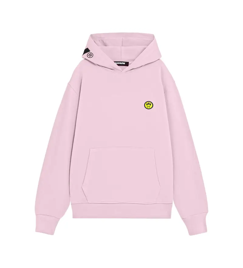 unisex F5BWUAHS058 Felpa iconica rosa (L), Casual, Cotone