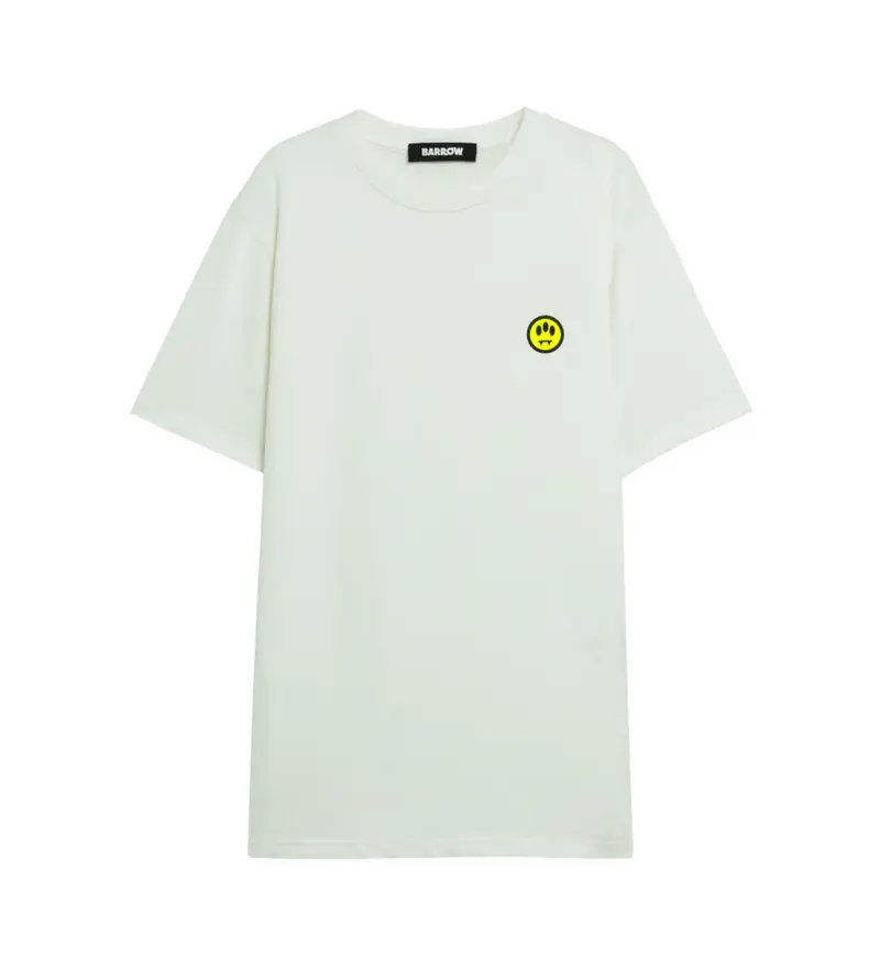 unisex S5BWUATH087 Maglietta bianca semplice (L), Bianco, Casual, Cotone, Manica corta