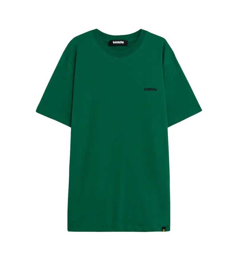 unisex. S5BWUATH150 Maglietta verde (S), Casual, Cotone, Manica corta