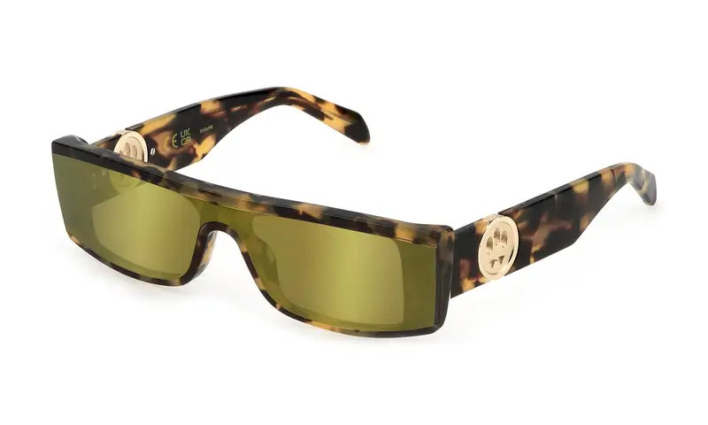 Barrow Unisex SBA001 STEPPER  AGGG Occhiali da sole Acetato Havana Marrone Maschera Normale Specchiato