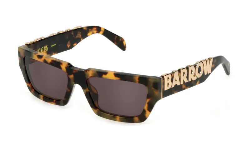 Barrow Unisex SBA003 STREAM  777 Occhiali da sole Acetato Havana Rosso Squadrata Normale