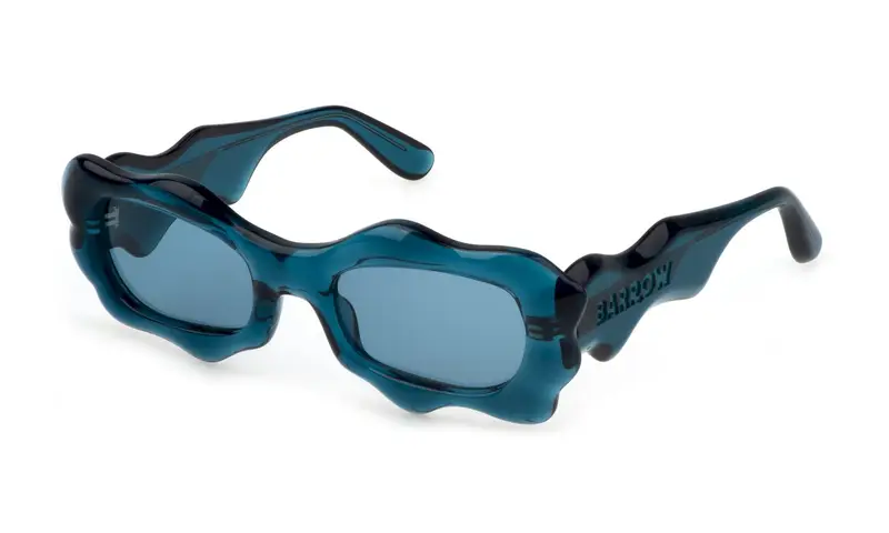 Barrow Unisex SBA005 LIQUID  892 Occhiali da sole Acetato Blu Blu Squadrata Normale