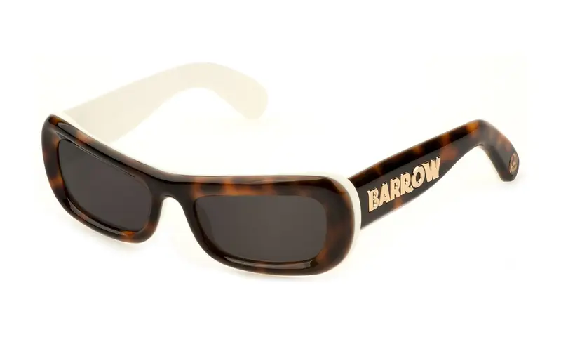 Barrow Unisex SBA006 ALIEN  06FM Occhiali da sole Acetato Havana Grigio Farfalla Normale