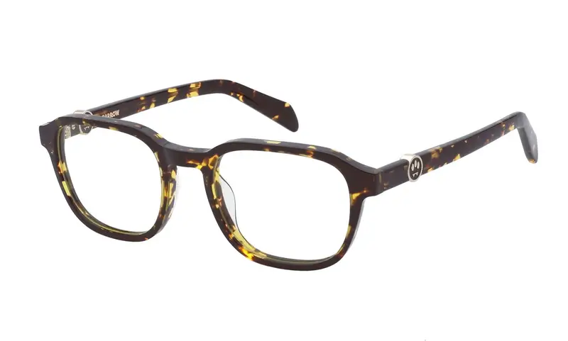 Barrow Unisex VBA008 BURNER  0Z62 Montature da vista Acetato Havana Giallo Squadrata Normale