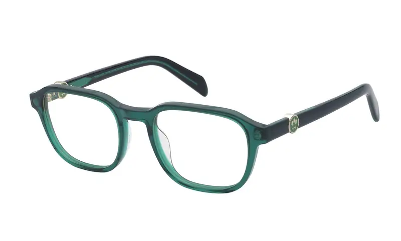 Barrow Unisex VBA008V BURNER  0C36 Montature da vista Acetato Verde Giallo Squadrata Normale