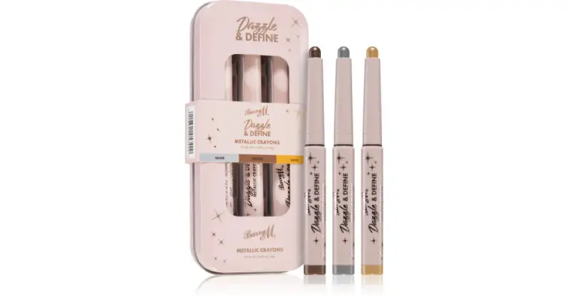 Dazzle & Define Metallic Crayon matita occhi metallizzata 3 x 1,4 g (confezione conveniente)