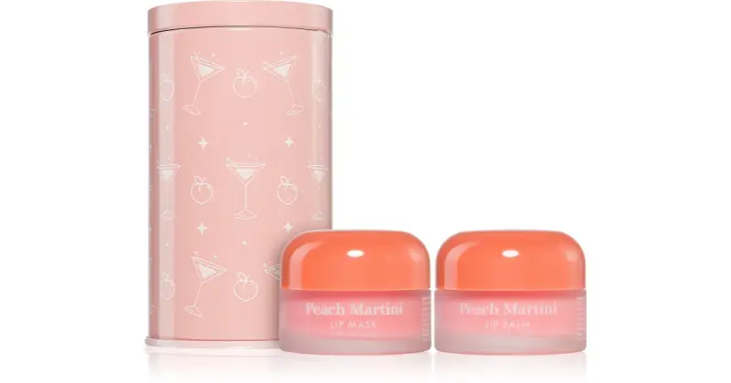 Duo confezione regalo Peach Martini(per le labbra) con profumazione