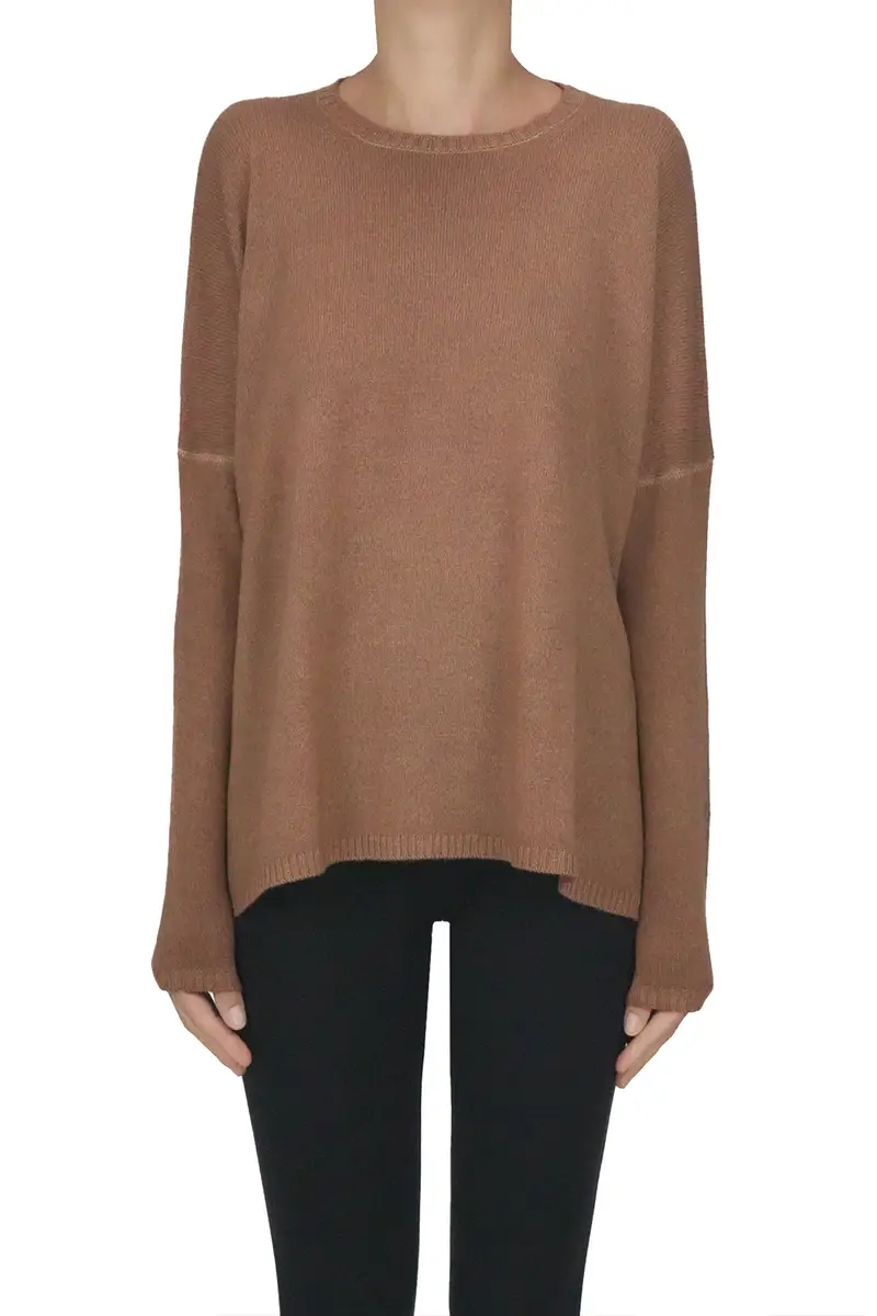 Pullover a scatoletta tintura Snow