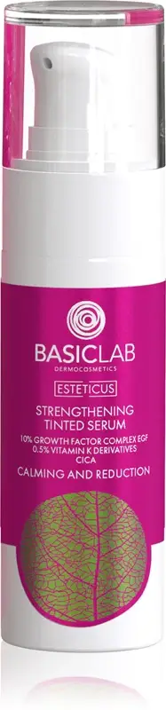 Dermocosmetics Esteticus siero colorato contro gli arrossamenti della pelle 10% Growth Factor Complex EGF 30 ml