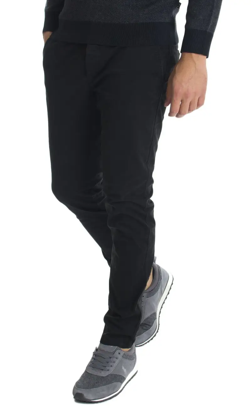 Pantaloni tasche america olmal slim, colore nero